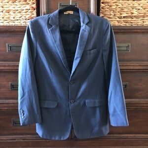 Vintage Class Club navy menswear style wool blend blazer in size S